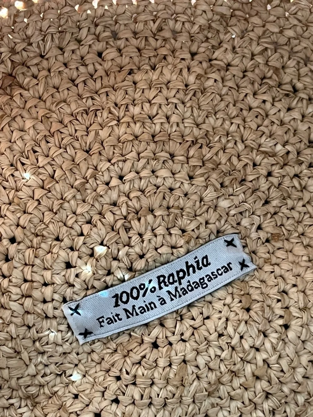 Sans Acridet Kapity Tote Bag in Natural Raffia - Picture 3 of 8